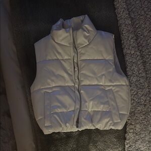 White Puffer Vest